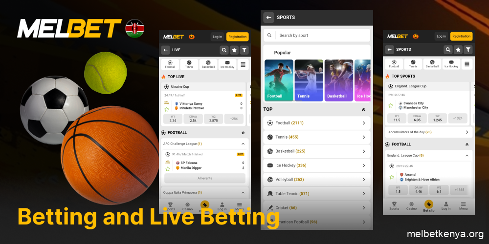 Live bet on your favorite matches with Melbet Kenya