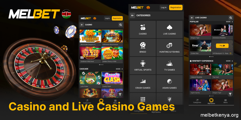 Play Melbet live casino games on mobile