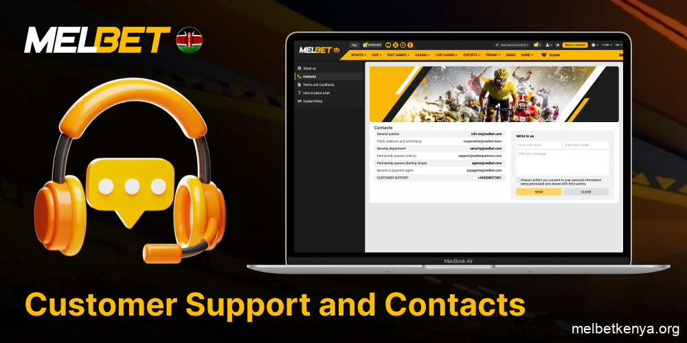 All ways to contact Melbet support