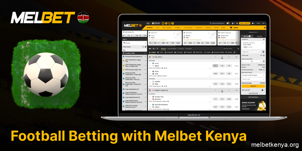 Bet on football at Melbet Kenya