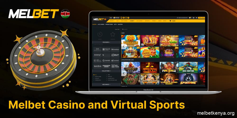 Thousands of casino games on the Melbet website