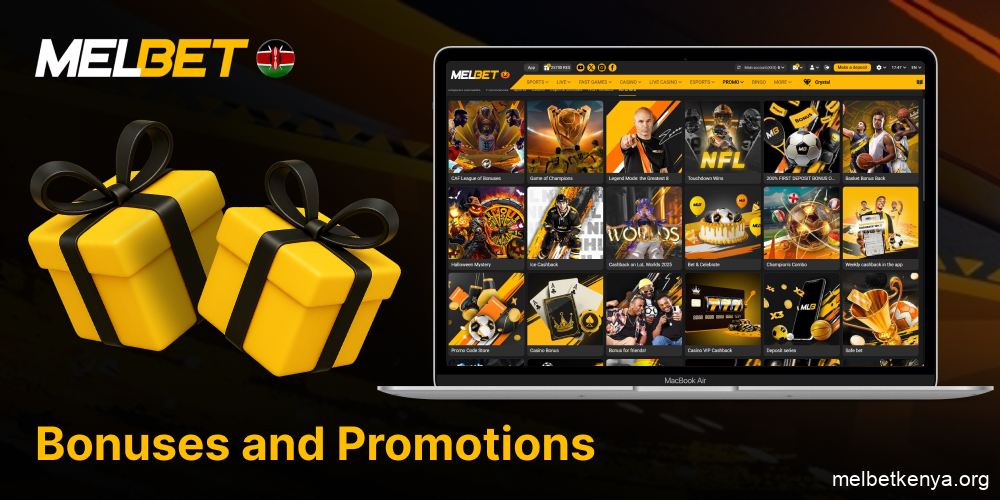 A review of popular bonuses on the Melbet Kenya website