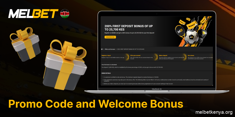 Use the Melbet promo code and receive up to 10,000 KES as a welcome bonus