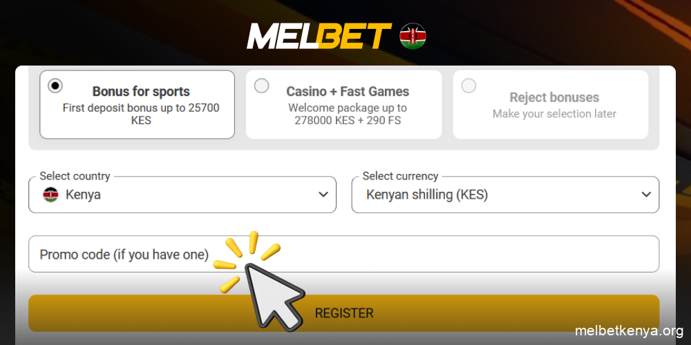 Enter your promo code if you have one, step 5