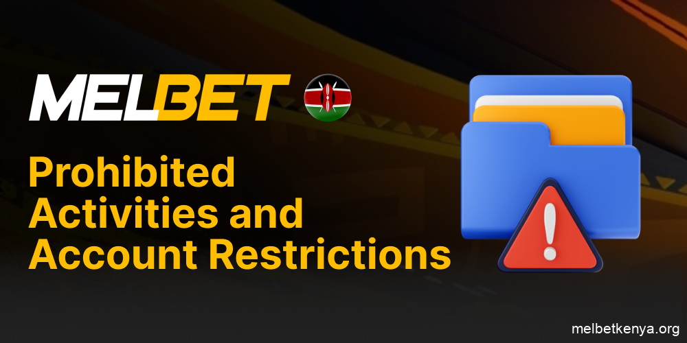 Forbidden actions and restricted behaviors on Melbet
