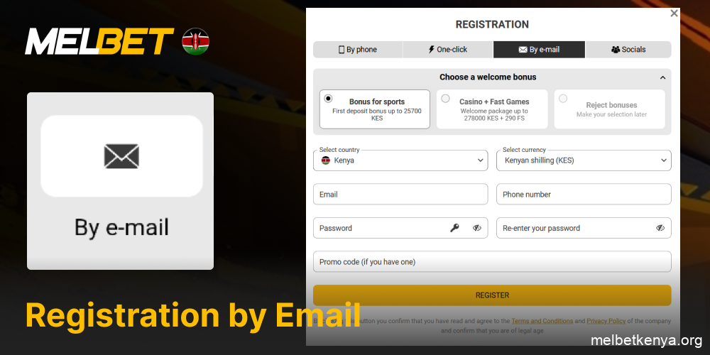 Registration via Social Networks