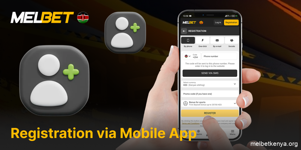How to register on Melbet Kenya using the mobile app